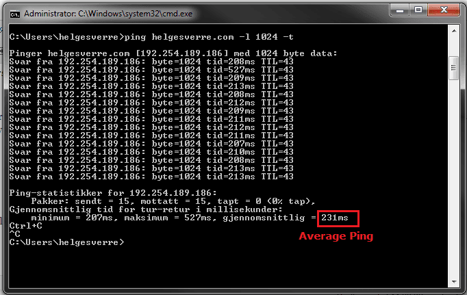 hostgator-ping