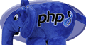 April Fools PHP logo (elephpant)